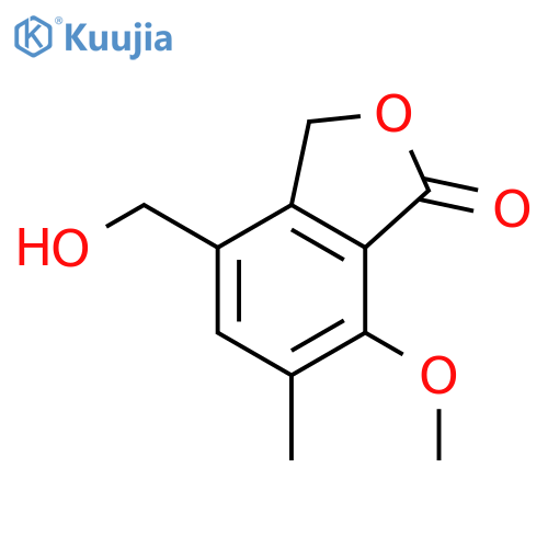 1(3H)-Isobenzofuranone,4-(hydroxymethyl)-7-methoxy-6-methyl- structure