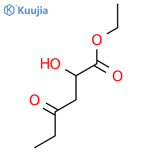 Hexanoic acid, 2-hydroxy-4-oxo-, ethyl ester, (±)- structure