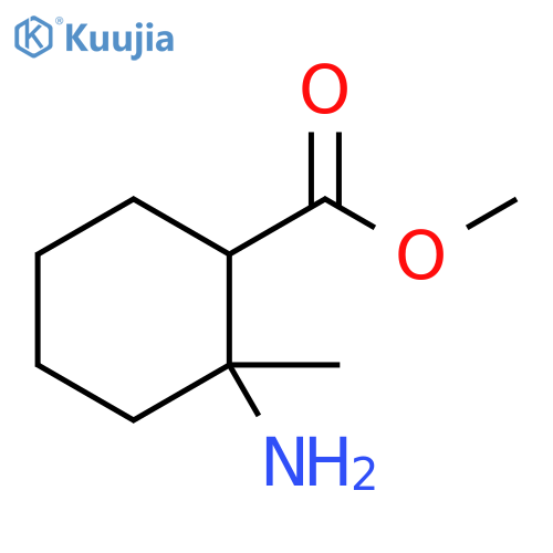 methyl 2-amino-2-methylcyclohexane-1-carboxylate structure