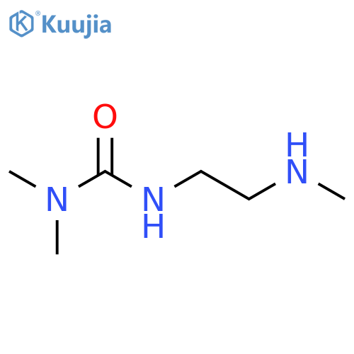 3,3-dimethyl-1-2-(methylamino)ethylurea structure