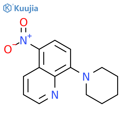 5-Nitro-8-(piperidin-1-yl)quinoline structure