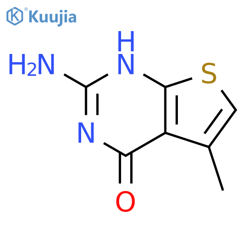 2-Amino-5-methylthieno[2,3-d]pyrimidin-4(1H)-one structure