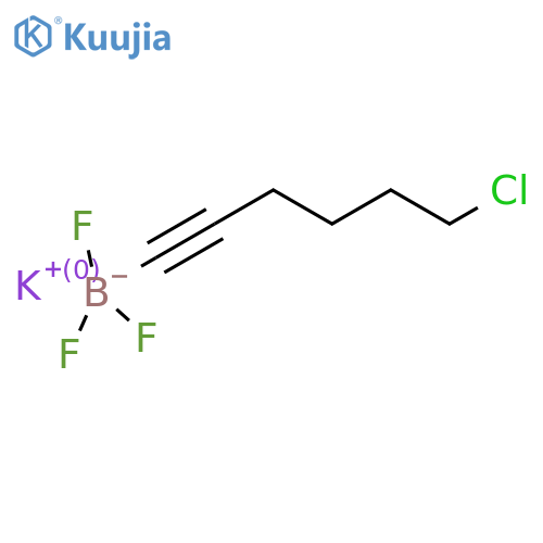 Potassium 6-chlorohex-1-ynyltrifluoroborate structure