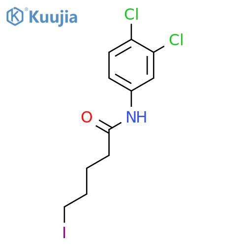Pentanamide, N-(3,4-dichlorophenyl)-5-iodo- structure