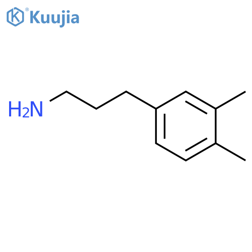3-(3,4-dimethylphenyl)propan-1-amine structure