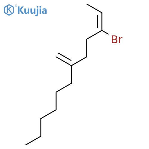 2-Dodecene, 3-bromo-6-methylene-, (E)- structure