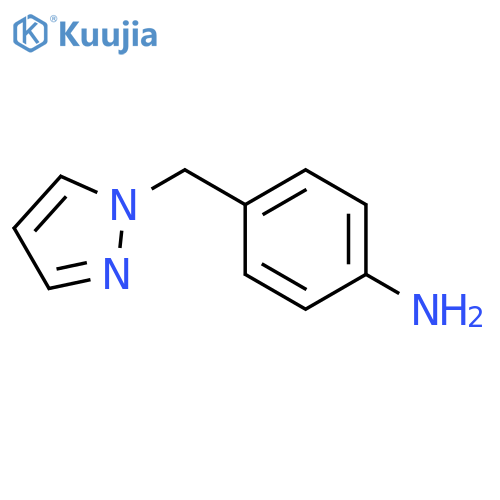 4-(1H-Pyrazol-1-ylmethyl)aniline structure