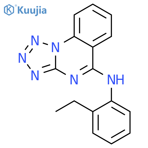 Tetrazolo[1,5-a]quinazolin-5-amine, N-(2-ethylphenyl)- structure