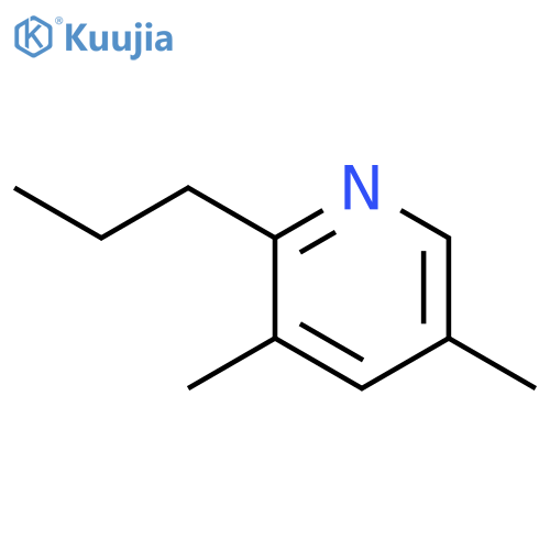 Pyridine,3,5-dimethyl-2-propyl- structure