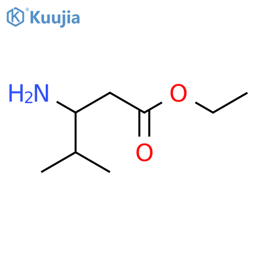 ethyl (3S)-3-amino-4-methylpentanoate structure