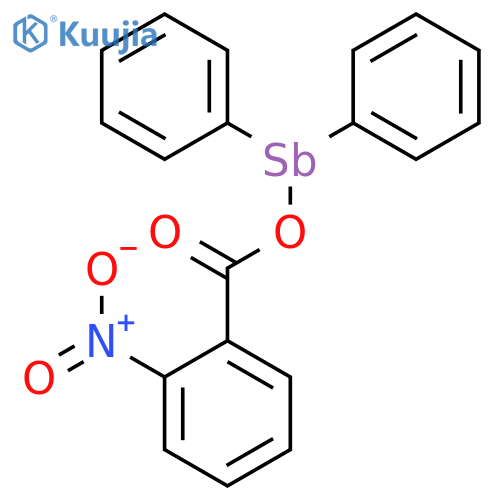 STIBINE, [(2-NITROBENZOYL)OXY]DIPHENYL- structure