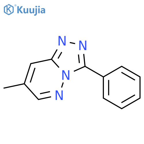 1,2,4-Triazolo[4,3-b]pyridazine, 7-methyl-3-phenyl- structure