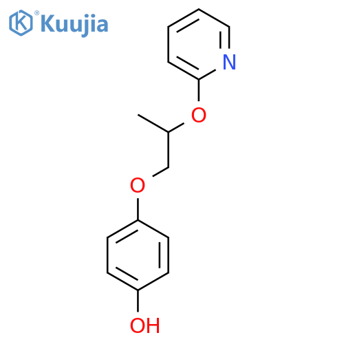 4-2-(2-Pyridinyloxy)propoxyphenol structure