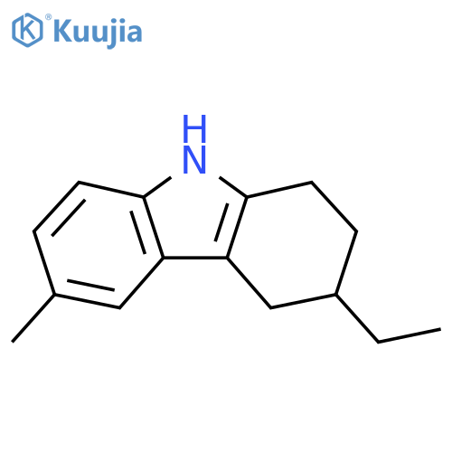 3-ethyl-6-methyl-2,3,4,9-tetrahydro-1H-carbazole structure