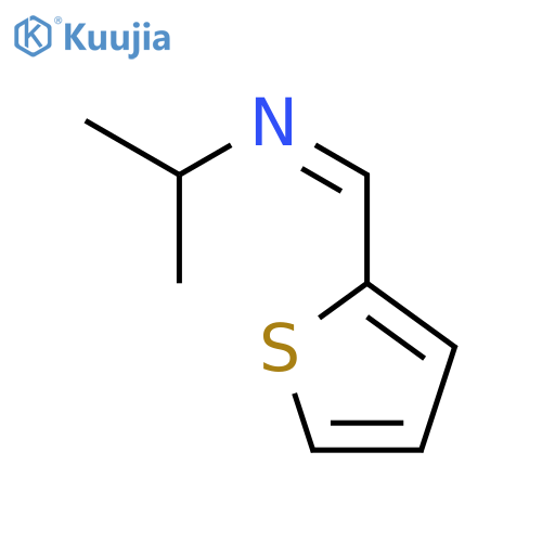 2-Propanamine, N-(2-thienylmethylene)-, (Z)- structure