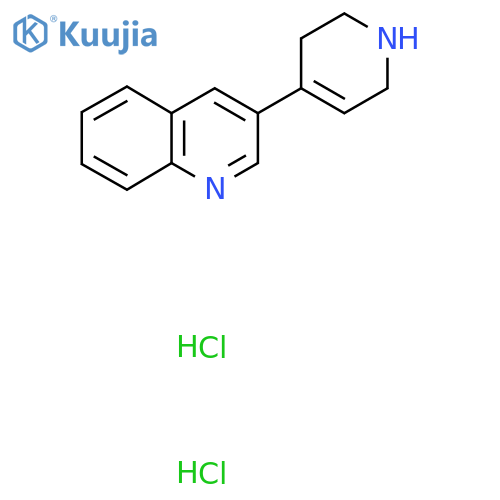 3-(1,2,3,6-Tetrahydropyridin-4-yl)quinoline dihydrochloride structure