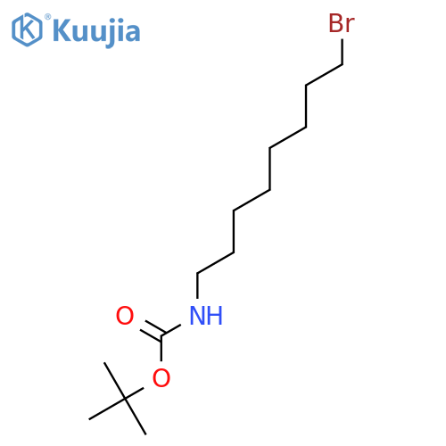 Carbamic acid, (8-bromooctyl)-, 1,1-dimethylethyl ester structure