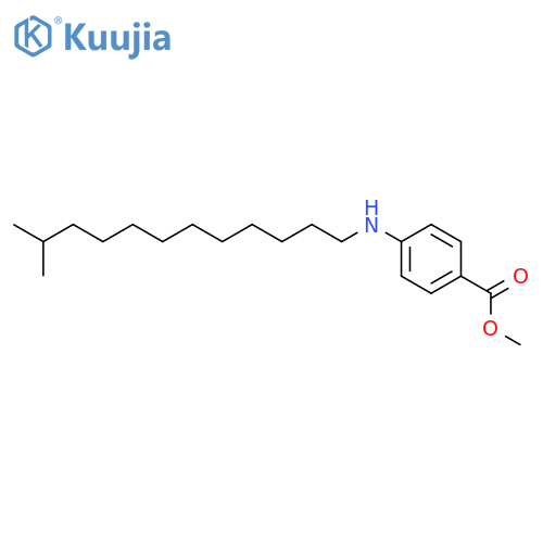 Benzoic acid, 4-(isotridecylamino)-, methyl ester structure