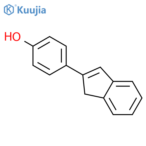 4-(1H-Inden-2-yl)phenol structure