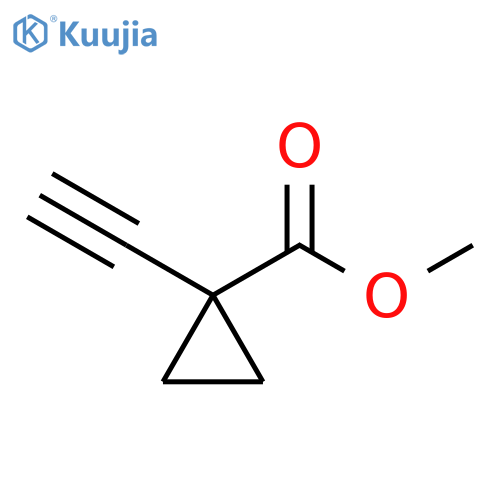 methyl 1-ethynylcyclopropanecarboxylate structure