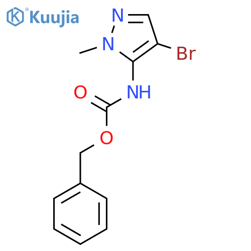 5-(Cbz-amino)-4-bromo-1-methylpyrazole structure