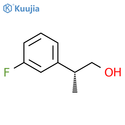 Benzeneethanol, 3-fluoro-β-methyl-, (βR)- structure