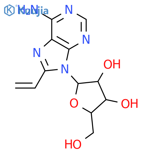 Adenosine, 8-ethenyl- structure