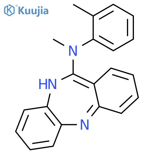 5H-Dibenzo[b,e][1,4]diazepin-11-amine, N-methyl-N-(2-methylphenyl)- structure