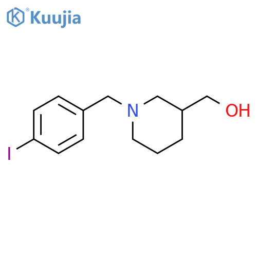 {1-(4-iodophenyl)methylpiperidin-3-yl}methanol structure