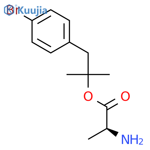 L-Alanine, 2-(4-bromophenyl)-1,1-dimethylethyl ester structure