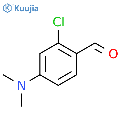 2-Chloro-4-(dimethylamino)benzaldehyde structure