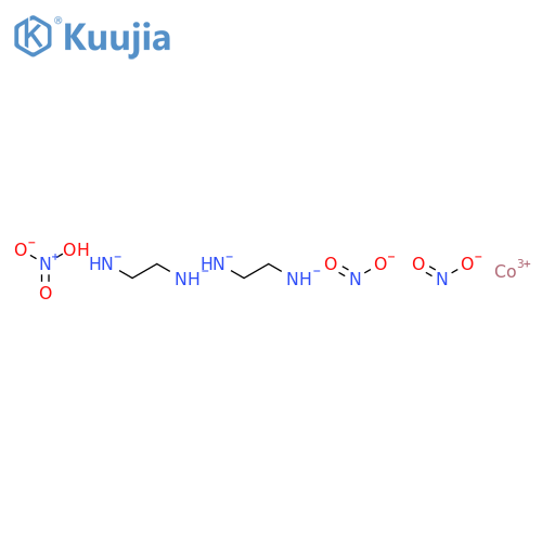 Cobalt (1+), bis(1,2-ethanediamine-N,N)bis(nitrito-N)-, (OC-6-12)-, nitrate structure