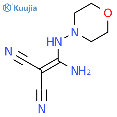Propanedinitrile, [amino(4-morpholinylamino)methylene]- structure