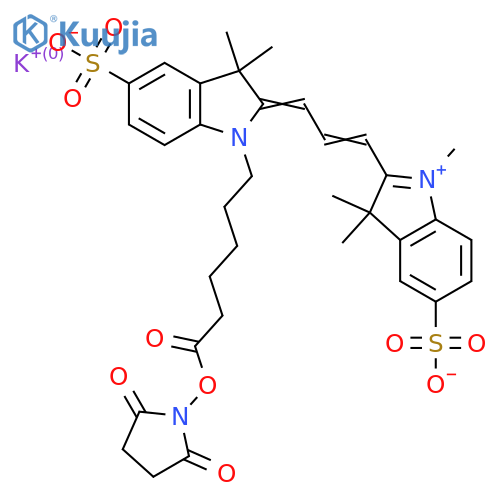 Sulfo-Cyanine3 NHS ester structure