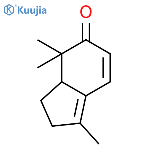 5H-Inden-5-one, 2,3,3a,4-tetrahydro-1,4,4-trimethyl- structure