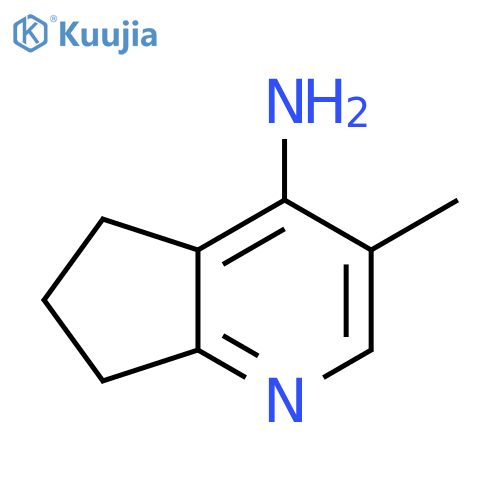 5H-Cyclopenta[b]pyridin-4-amine,6,7-dihydro-3-methyl- structure