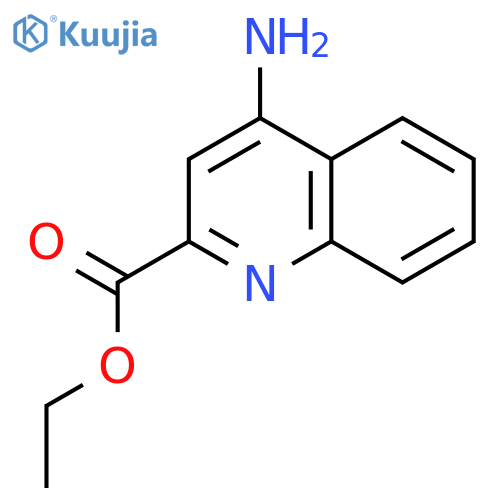 ethyl 4-aminoquinoline-2-carboxylate structure