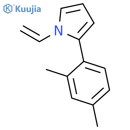 1H-PYRROLE, 2-(2,4-DIMETHYLPHENYL)-1-ETHENYL- structure