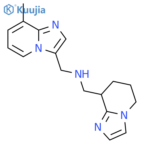 Imidazo[1,2-a]pyridine-3-methanamine, 8-methyl-N-[(5,6,7,8-tetrahydroimidazo[1,2-a]pyridin-8-yl)methyl]- structure