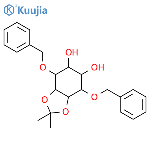 DL-1,6-bis-o-(1-Methylethylidene)-2,5-bis-o-(phenylmethyl)-myo-inositol structure