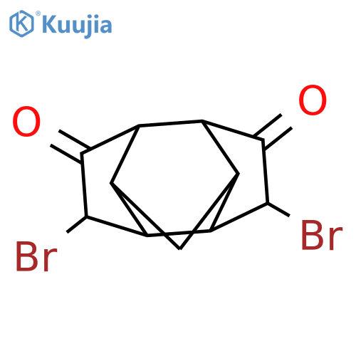 4,10-dibromotetracyclo6.3.0.0^{2,6}.0^{5,9}undecane-3,11-dione structure
