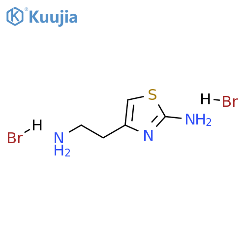4-(2-aminoethyl)-1,3-thiazol-2-amine dihydrobromide structure