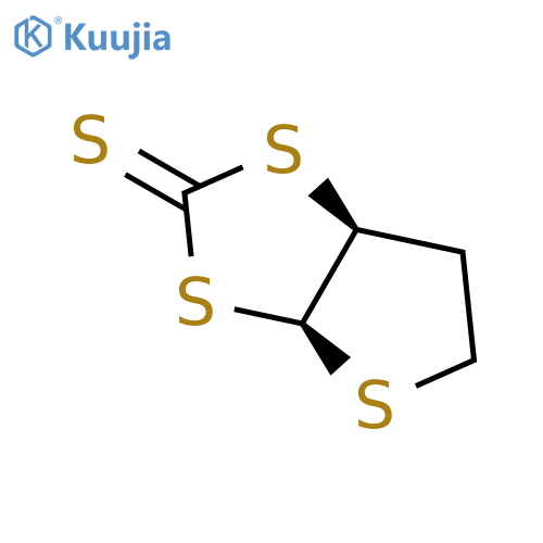 Thieno[2,3-d]-1,3-dithiole-2-thione, tetrahydro-, (3aS-cis)- structure