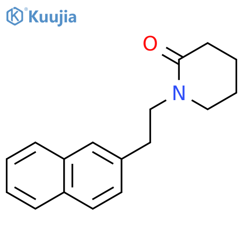 2-Piperidinone, 1-[2-(2-naphthalenyl)ethyl]- structure