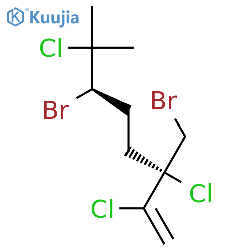 1-Octene,6-bromo-3-(bromomethyl)-2,3,7-trichloro-7-methyl-, (3S,6R)- structure