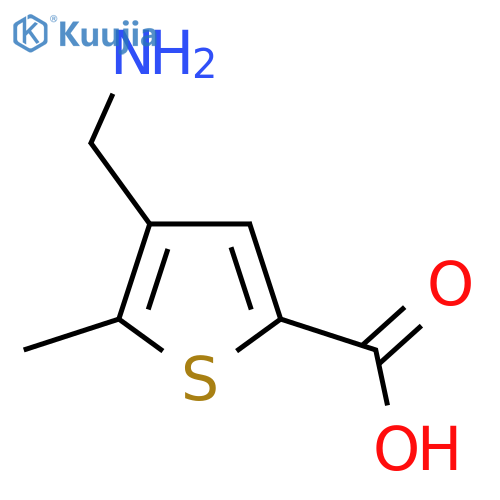 4-(Aminomethyl)-5-methylthiophene-2-carboxylic acid structure