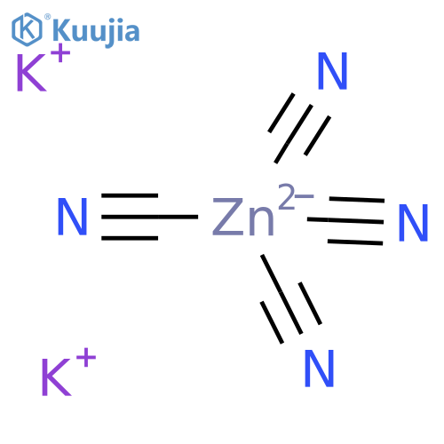 Zincate(2-),tetrakis(cyano-kC)-,potassium (1:2), (T-4)- structure