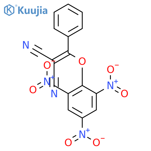 Propanedinitrile, [phenyl(2,4,6-trinitrophenoxy)methylene]- structure