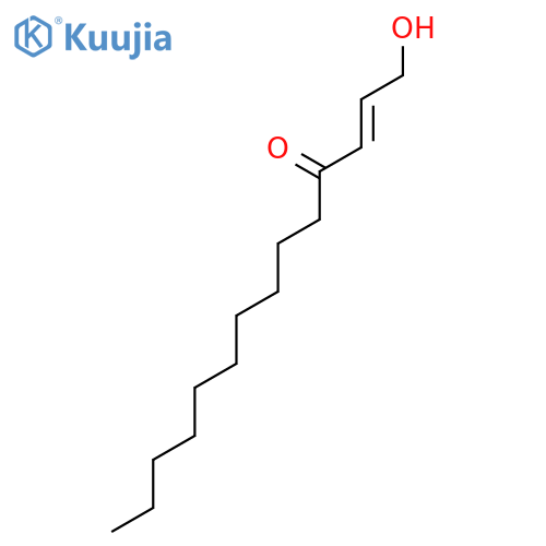 2-Tetradecen-4-one,1-hydroxy- structure