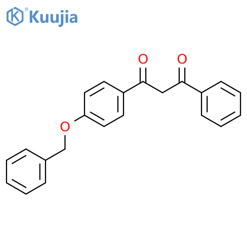 1,3-Propanedione,1-phenyl-3-[4-(phenylmethoxy)phenyl]- structure